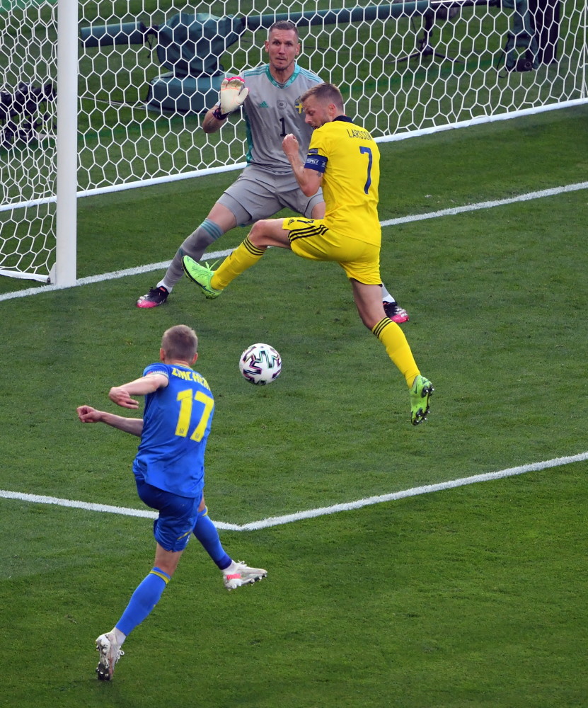 瑞典大比分淘汰乌克兰，晋级欧锦赛半决赛
